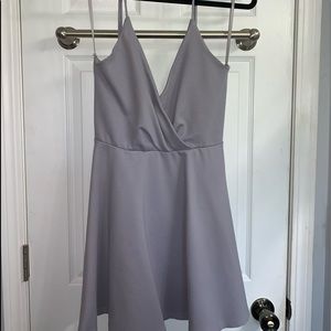Gray-purple Dress